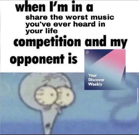 share the worst music you've ever heard in your life competition and my oppo 1$ Your Weekly Discover