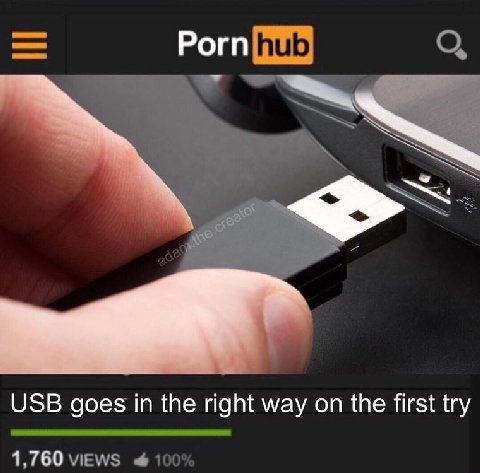 Рогп USB goes in the right мау on the first try 1.760