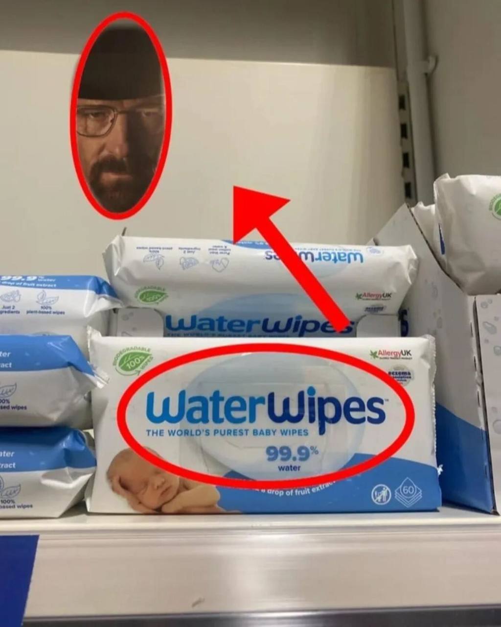 act WaterWi THE WORLD'S PUREST BABY WIPES pes ter 99.9* arop of