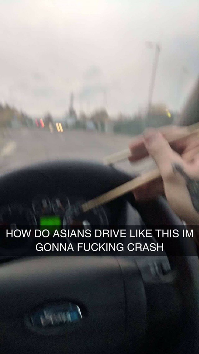 HOW ASIANS DRIVE LIKE THIS GONNA FUCKING CRASH