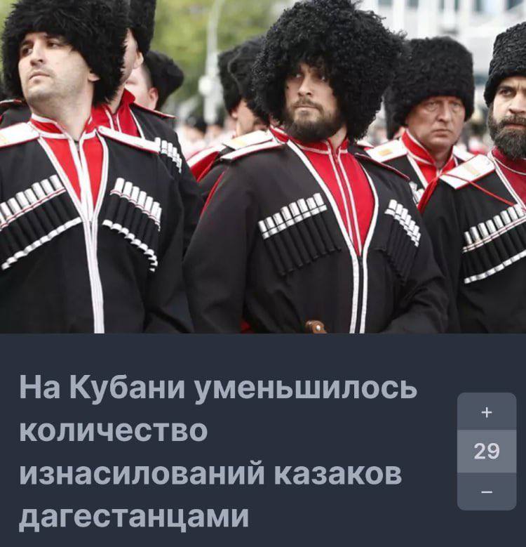 На Кубани уменьшилось количество изнасилований казаков дагестанцами