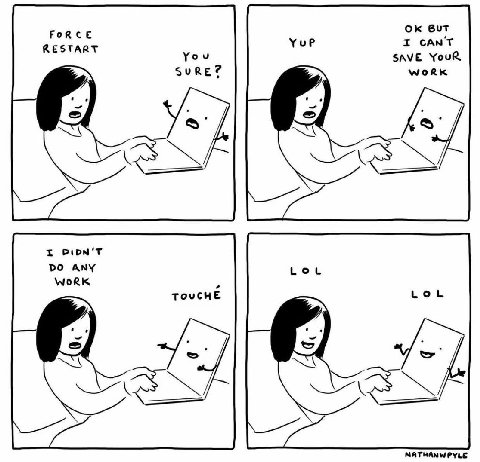 FORCE вит RESTART CAN'T You SAVE YouR Я Я моек 7 DIDN'T ANY WoRK TOUCHE LoL NATHANWPYLE