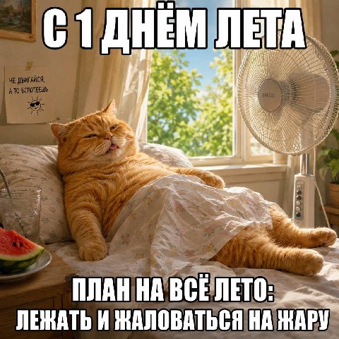 Be ПЛАН НА ВСЕ ЛЕТО: ЛЕЖАТЬ И ЖАЛОВАТЬСЯ НА ЖАРУ"