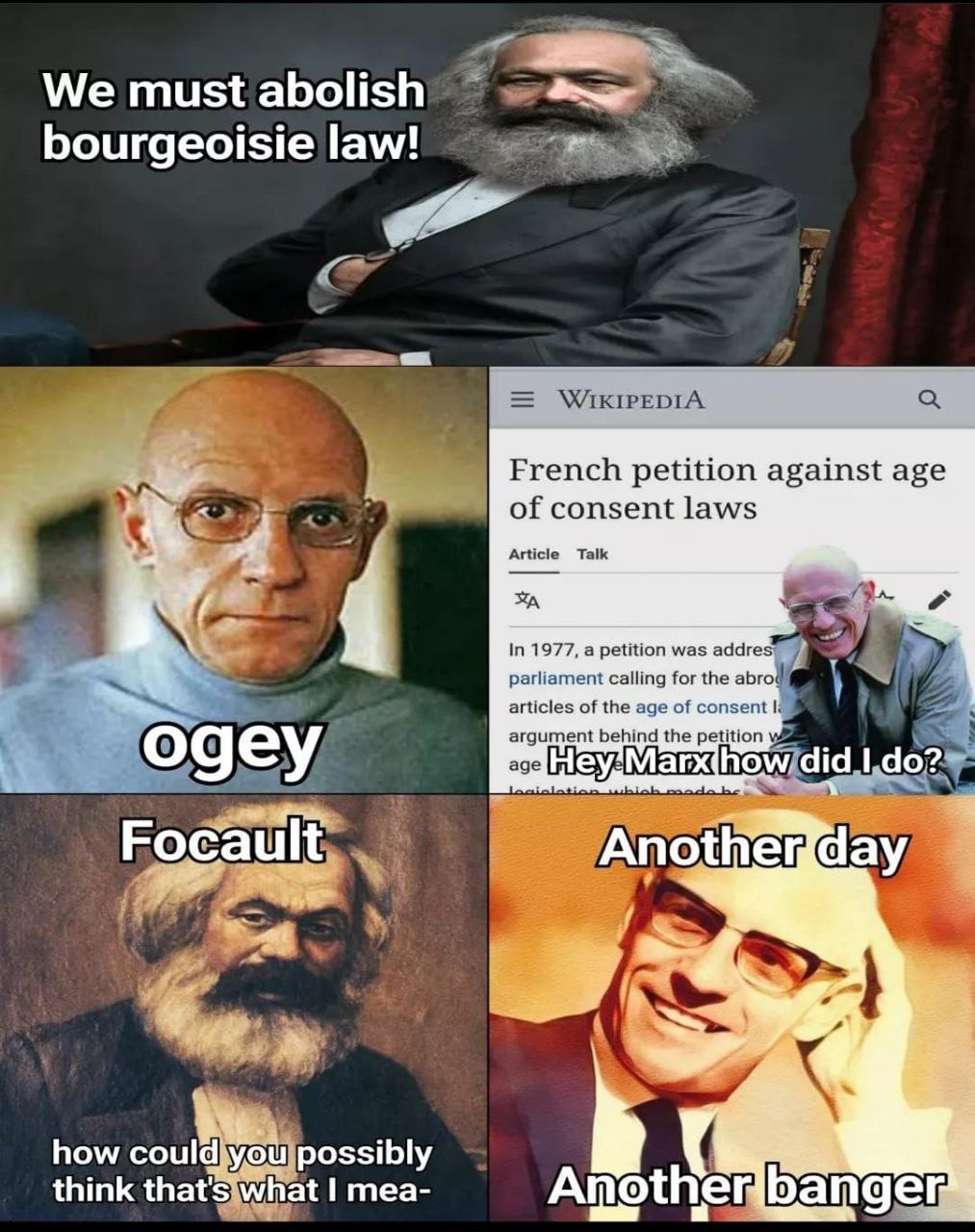 We must abolish bourgeoisie law! French petition against age of consent laws calling for the In 1977, a petition was addre: articles of the age of consent argument behind the petition `одеу аде did.1.