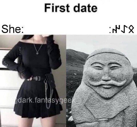 First date She: ifn, <5 see