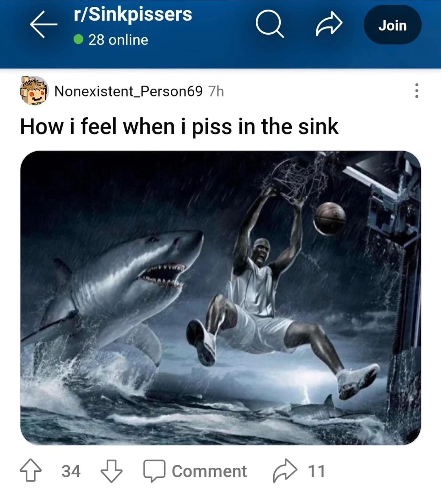r/Sinkpissers Join 28 online Nonexistent_Person69 How i feel when i piss in the sink 34 соттем