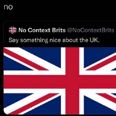 ПО No Context Brits Say something nice about the