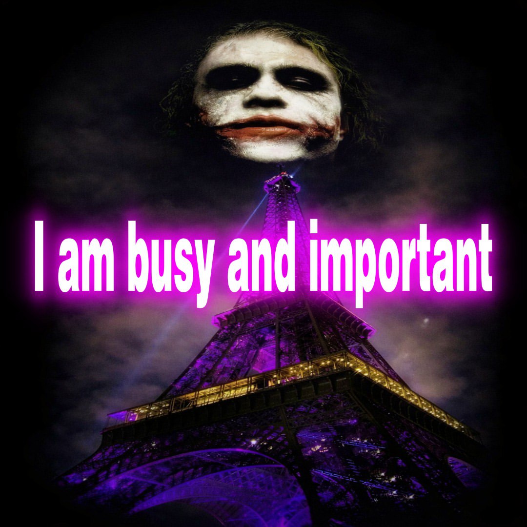 busy and important