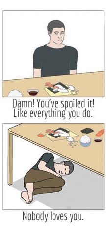 Damn! You've spoiled it! Like everything you a loves you.