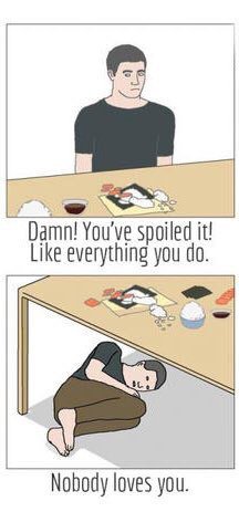 Damn! You've spoiled it! Like everything you a loves you.