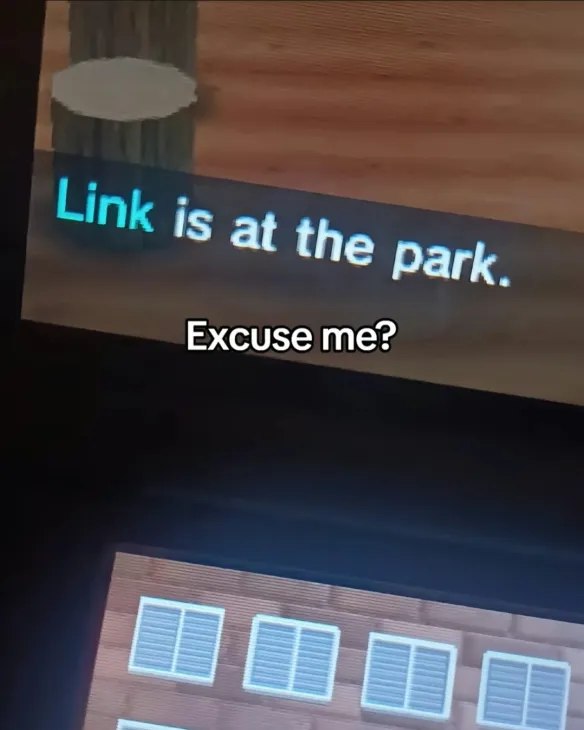 at the Park. Excuse me?