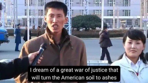 A. 4 On A я dream of a great war of justice that will turn the American soil to ashes