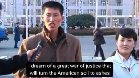 A. 4 On A я dream of a great war of justice that will turn the American soil to ashes