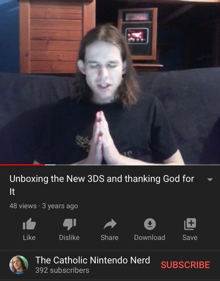 Unboxing the New and thanking God for It 48 views 3 years ago Like Dislike Share Download Save The Catholic Nintendo Nerd SUBSCRIBE 392 subscribers