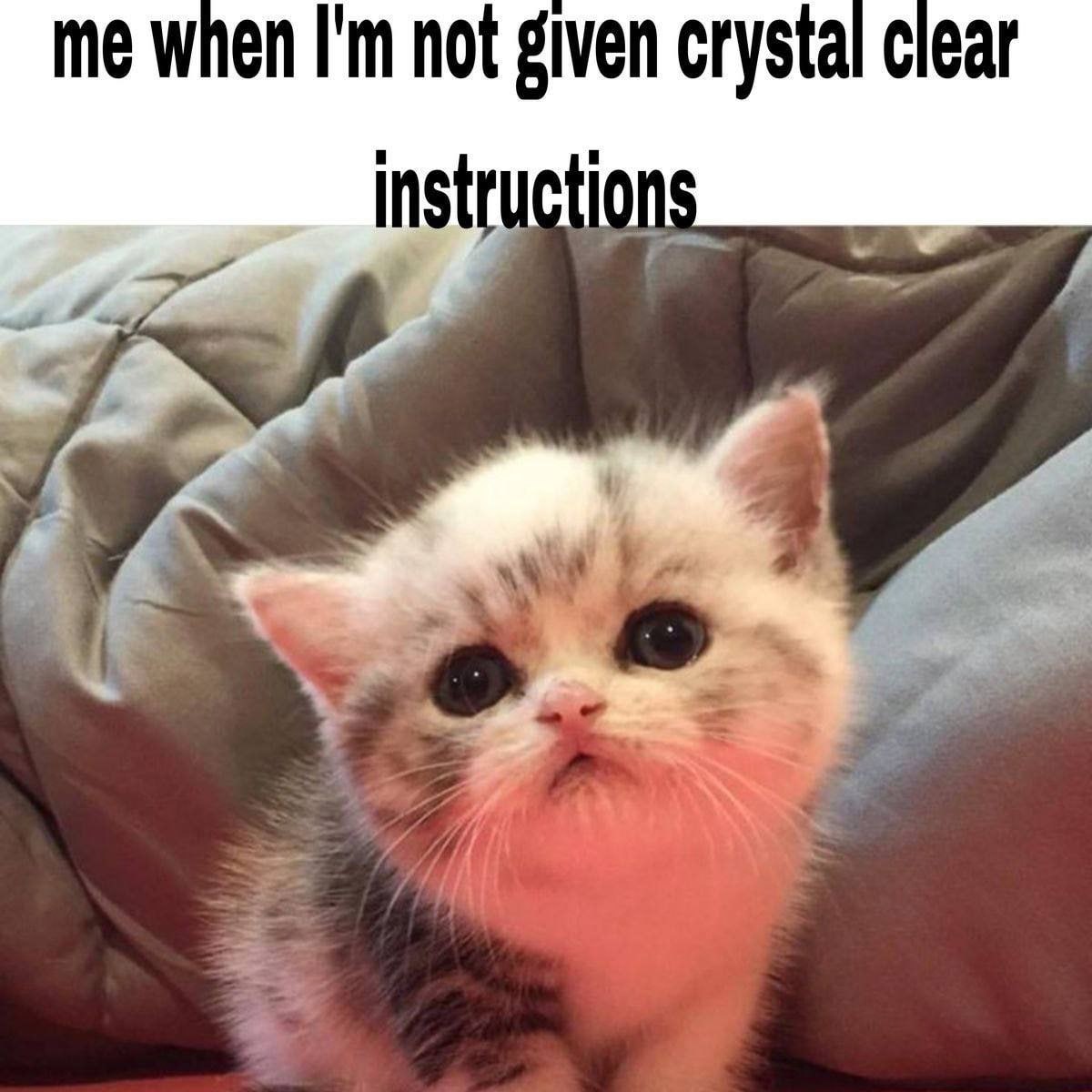 me when not given crystal clear Instr И