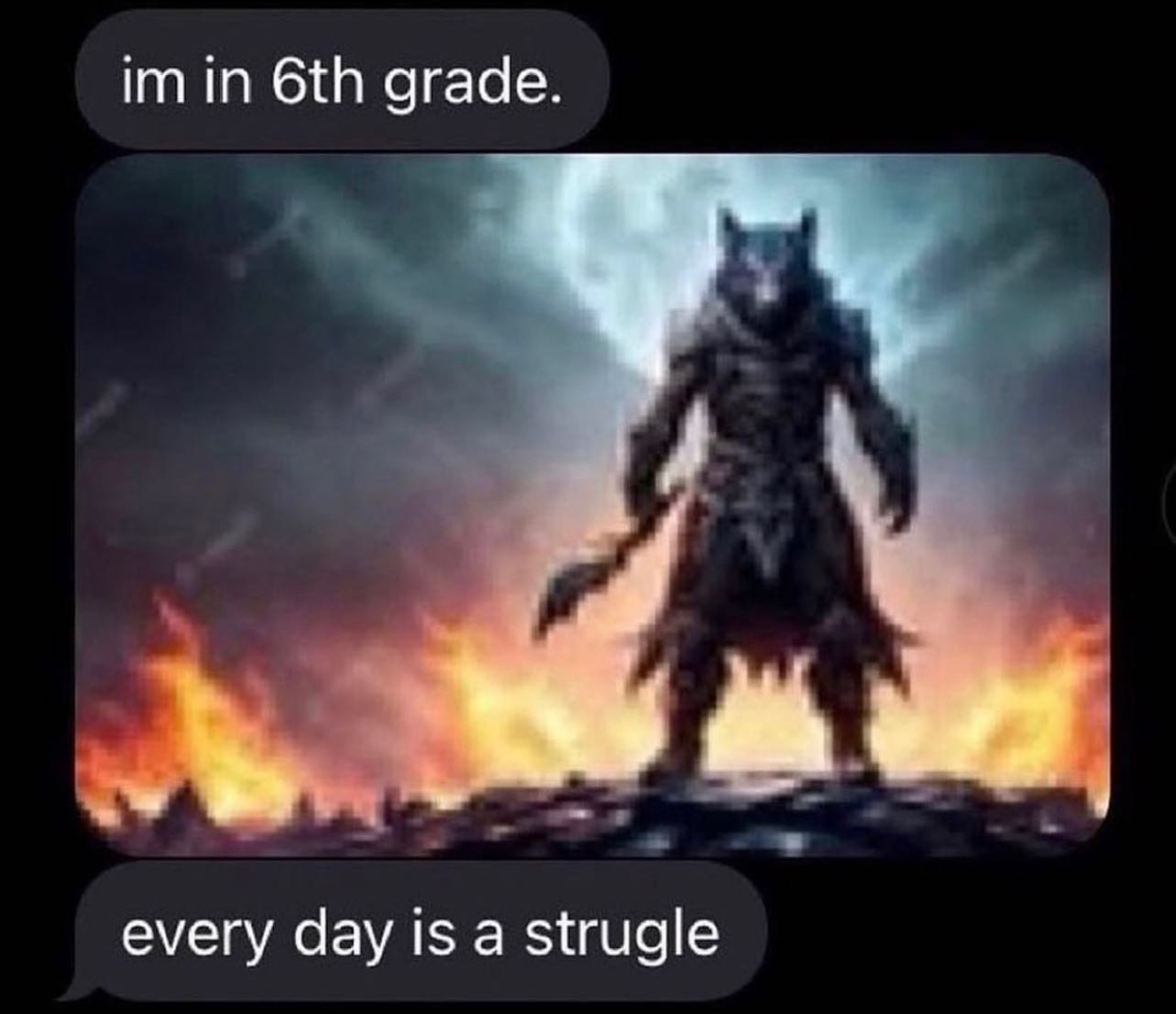 grade. every day is а strugle
