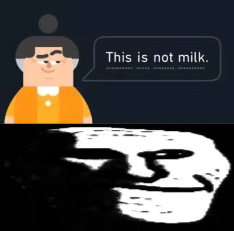 This is not milk.