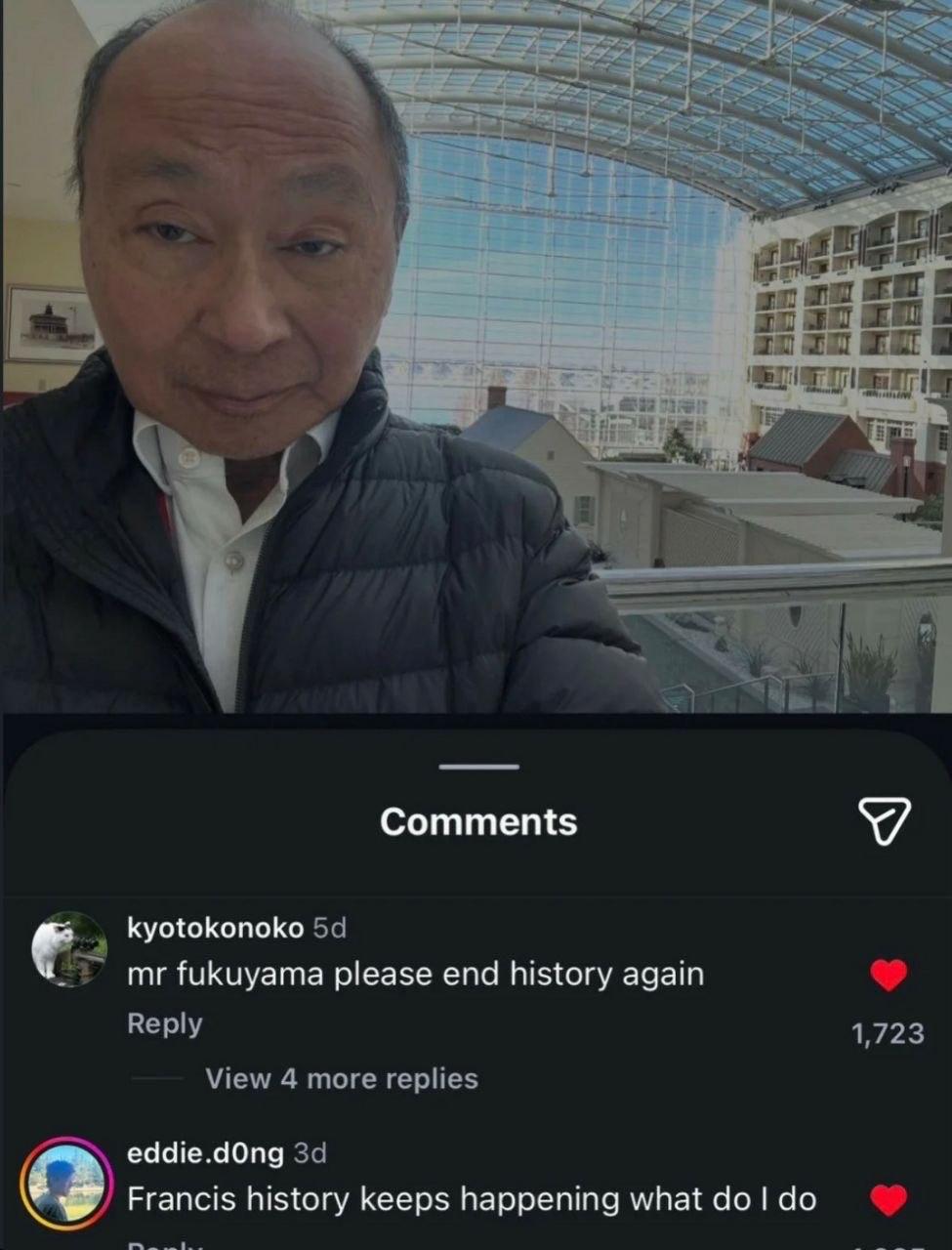 Comments kyotokonoko fukuyama please end history again Reply 1,723 View 4 more replies eddie.dOng Francis history keeps happening what