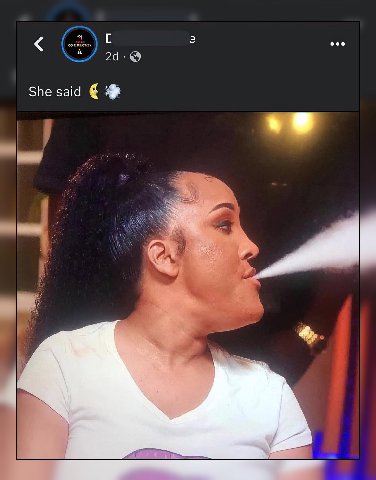 She said