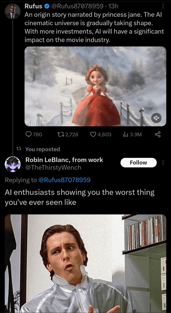Rufus An origin story narrated princess jane. The cinematic universe 15 gradually taking shape. With more investments, will have a significant impact on the movie industry. [1 Robin LeBlanc, from work