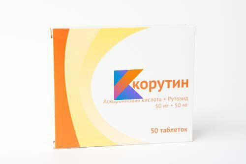корутин ora Рутозид SO 50 50 таблеток
