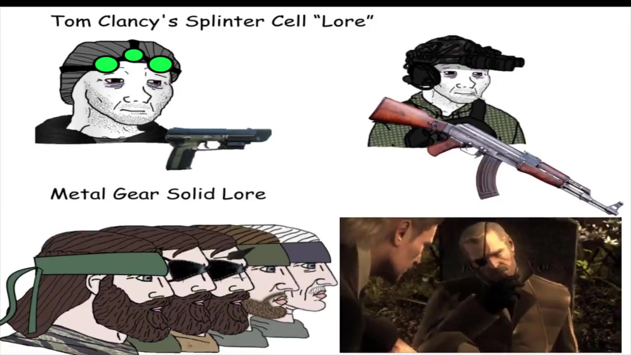 Tom Clancy's Splinter Cell “Lore” Metal Gear Solid Lore SS м