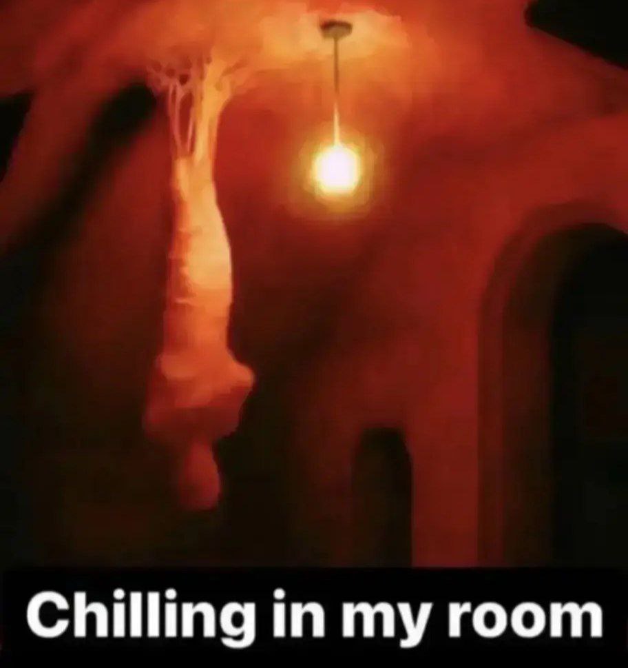 Chilling in my room