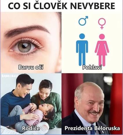 CLOVEK NEVYBERE 4 dice Prezidenta Béloruska