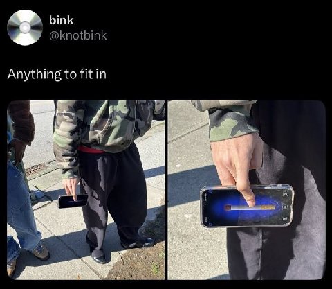 Anything to fit in я