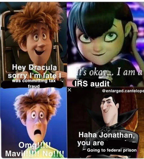 Неу Огасша sorry okay... Гат а was committing IRS audit @enlarged.cantelope 5 Haha Jonathan, О you are Going to federal prison Mav 0 7