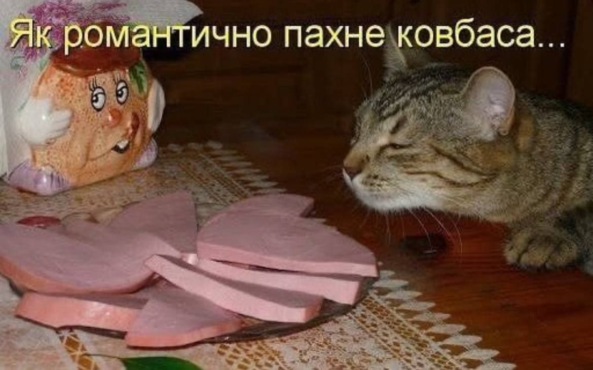 романтично пахне ковбаса... у