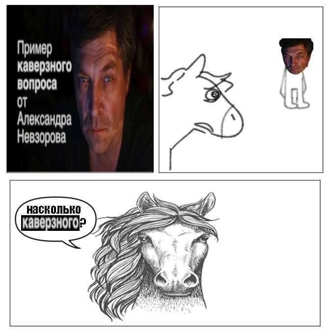Пример каверзного 7 вопроса ОТ Александра Невзорова a насколько Я
