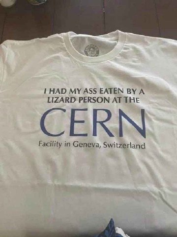 ГНАО MY ASS EATEN А LIZARD PERSON AT THE CERN Facility in Geneva, Switzerland
