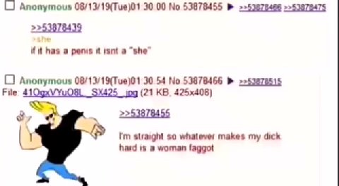 Г Tm straight so whatever makes my dick hard is в woman faggot