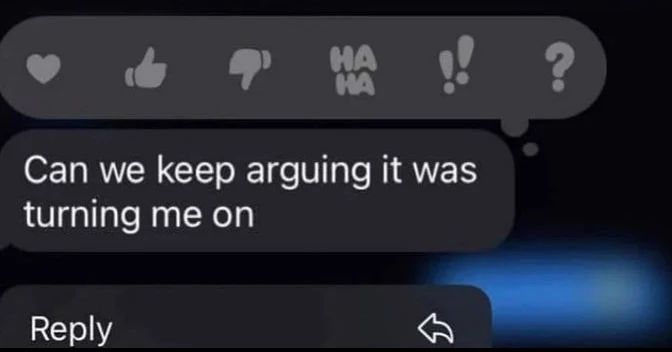 9 НА НА Can we keep arguing it was turning me on Reply A