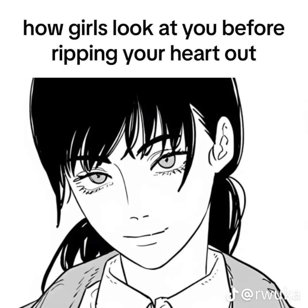 how girls look at you before ripping your heart out A)