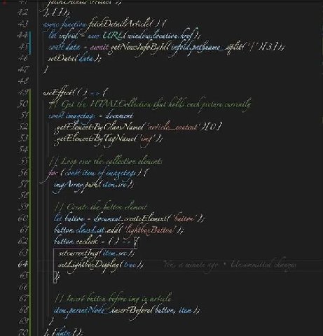 42 43 7 САД 45 46 afd data 2}; 48 49 1 57 the holds currently ent ClassNanel 255 2? у Loop over the collection 56 Or item is) 29 Create the 60 bullon ation 67 7 6% 6> 66 68 item item 69