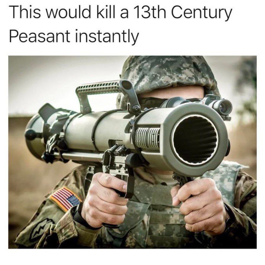 This would kill a Century Peasant instantly