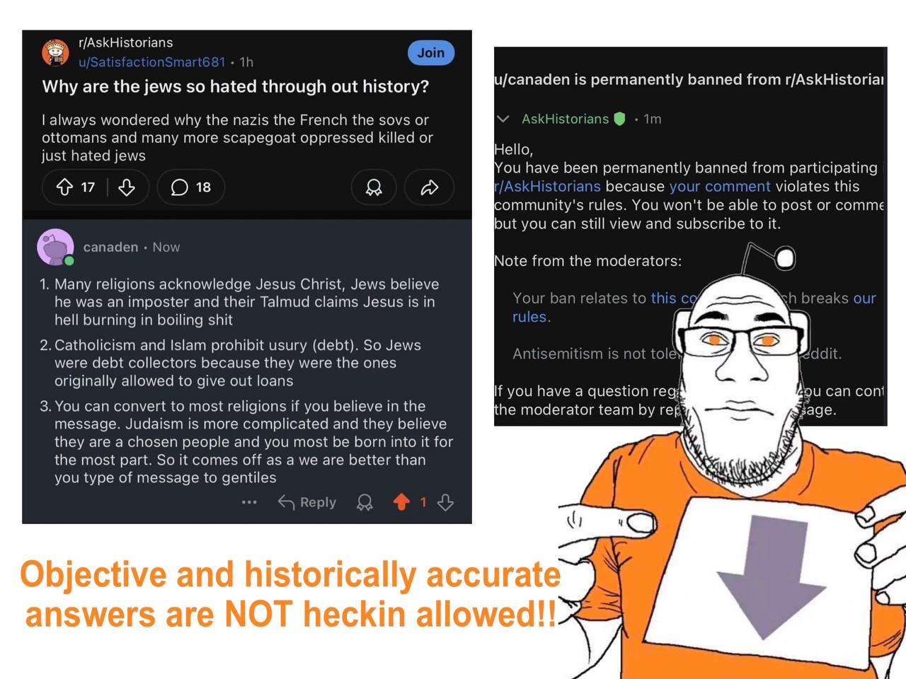 Why are the jews so hated through out history? is permanently banned from always wondered why the nazis the French the sovs or AskHistorians ottomans and many more scapegoat oppressed killed or Hello,