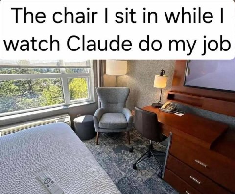 The chair sit in while watch Claude my job a 3" ant A. „2 я, <a At