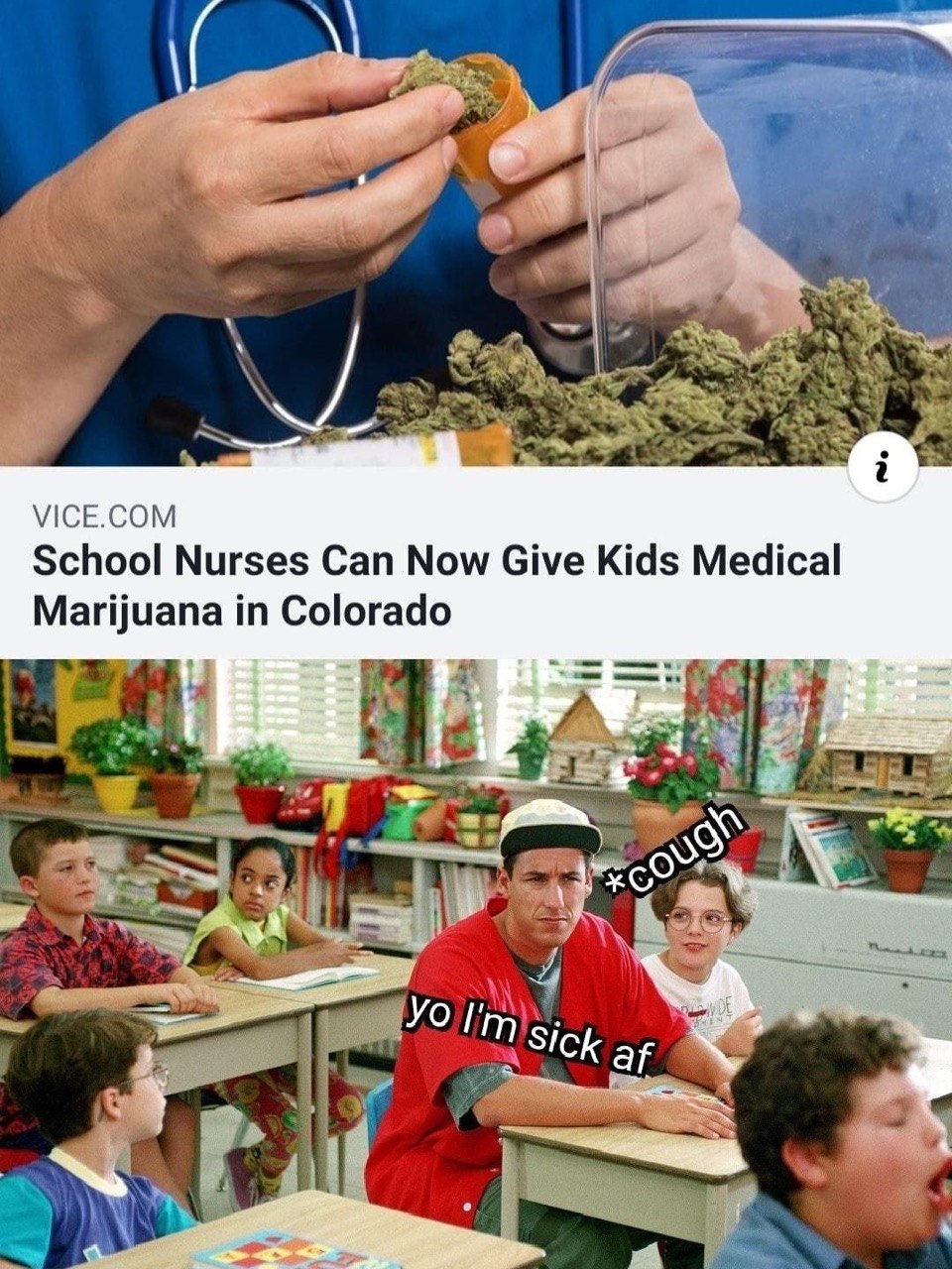 VICE.COM School Nurses Can Now Give Kids Medical Marijuana in Colorado 4 Sick