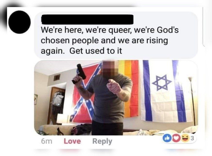 We're here, we're queer, we're God's chosen people and we are rising again. Get used to it Love Веру