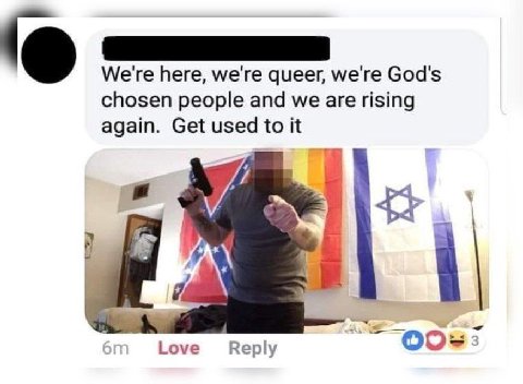 We're here, we're queer, we're God's chosen people and we are rising again. Get used to it Love Веру