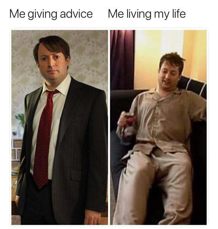 Me giving advice wor Me living my life $4