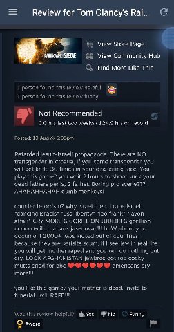 Review for Тот Clancy's Rai... View Store Page View Community Hub С, Find More Like This 1 person found this review helpful 1 person found this review funny Not Recommended 0.0 hrs last two weeks 124.