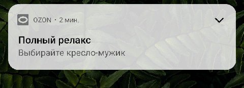 OZON 2 мин. Полный релакс Выбирайте кресло-мужик