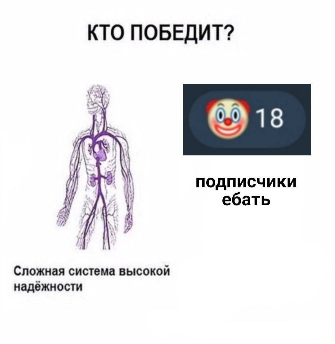 КТО ПОБЕДИТ? 18 ПОДПИСЧИКИ ебать Сложная система высокой надёжности