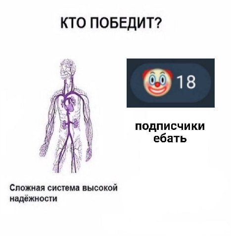 КТО ПОБЕДИТ? 18 ПОДПИСЧИКИ ебать Сложная система высокой надёжности