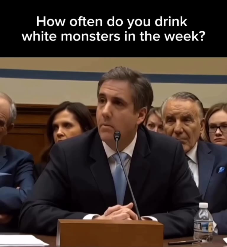 How often do you drink white monsters in the week?