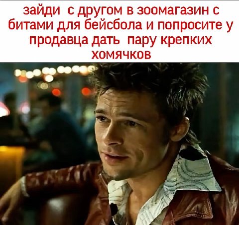 зайди с другом в зоомагазин с битами для бейсбола и попросите у продавца дать пару крепких XOMAYKOB и